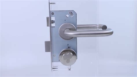 Ce 60mm Backset Fire Rated 2 Hours Mortise Lock For Steel Door Wood