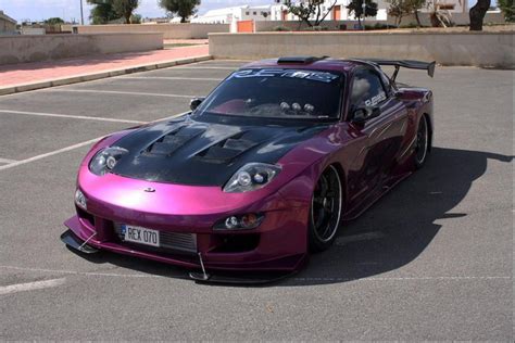 Most Reliable Cars Mazda Rx 7 Purple Fully Modified