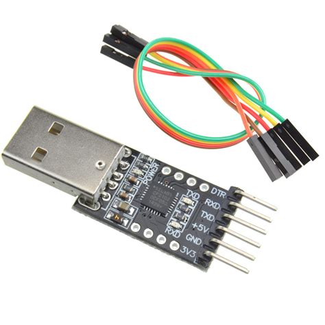 New Cp2102 Usb 20 To Uart Ttl 6pin Module Serial Converter Free Cables
