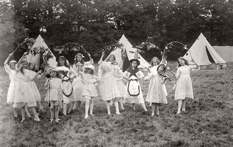 vintage group photos of dancing girls 1910s 1930s monovisions black and white photography