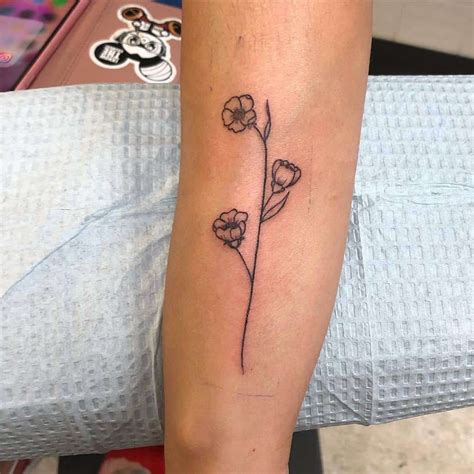 Top 41 Best Simple Flower Tattoo Ideas 2021 Inspiration Guide