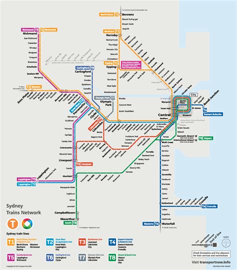 Public Transportation Sydney Map Transport Informations Lane