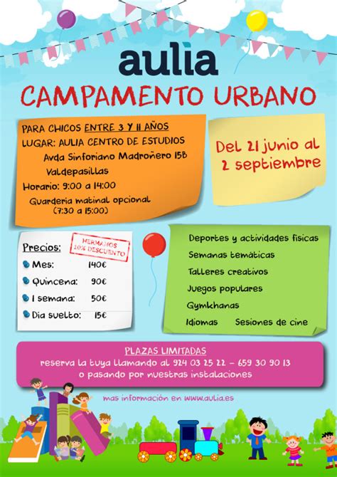 Campamentos Urbanos Centro De Estudios Aulia De Badajoz
