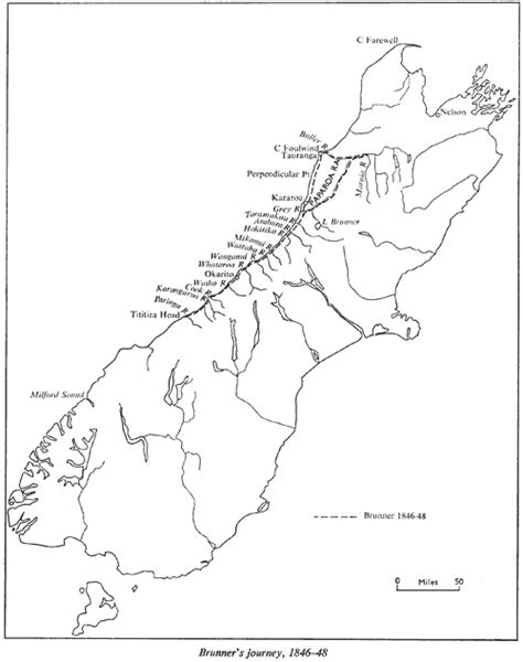 Brunner S Journey Encyclopaedia Of New Zealand Te Ara