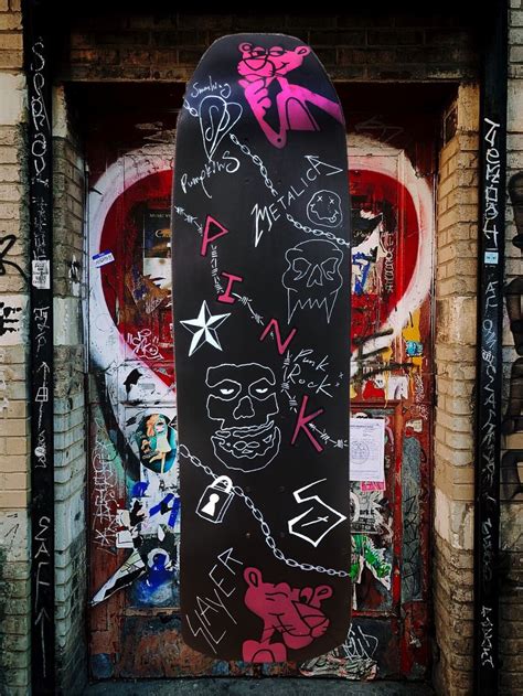 Painted Skateboard Deck Lil Peep Punk Rock Inspired Etsy