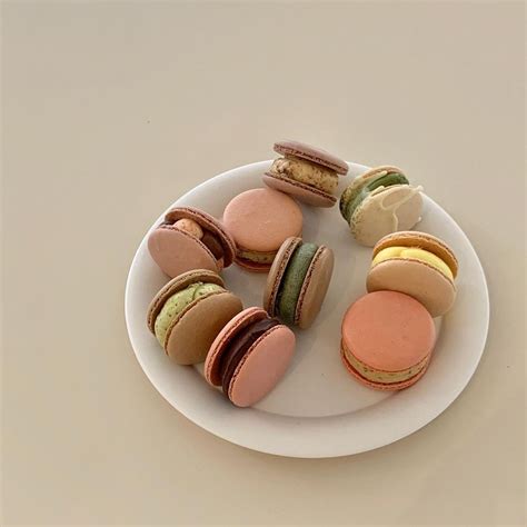 R O S I E French Cookies Colorful Desserts Macaroons