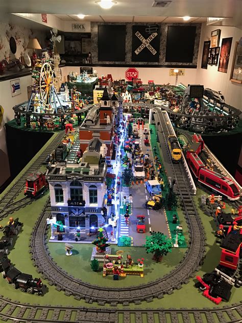 Lego Train Display 2016 Lego Trains Lego City Display Lego City Train