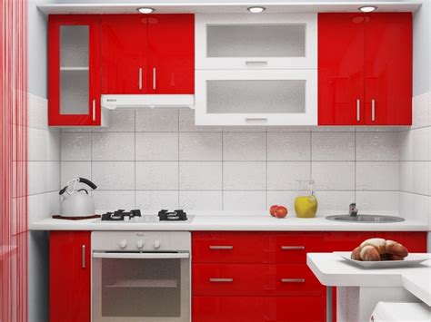 Besi atau kayu untuk mengaduk. Wallpaper mana yang dipilih untuk dapur merah (48 foto ...