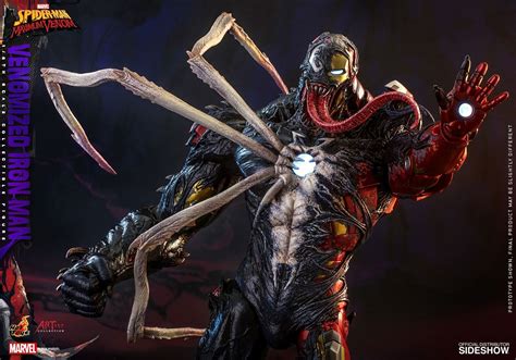 Iron Man And Venom Bond Together For A Haunting Deluxe Figure Nerdist