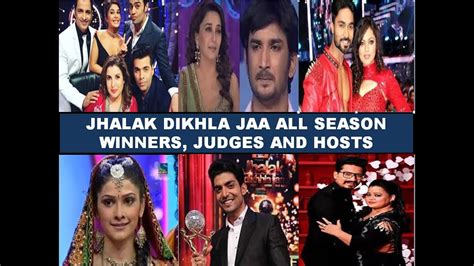 Jhalak Dikhhla Jaa Winners 1 9 All Season Winner Host And Judge List