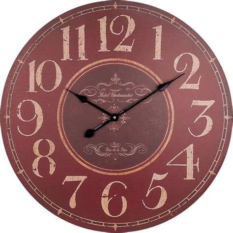 Adalene 14 Inch Large Wall Clocks For Living Room Décor