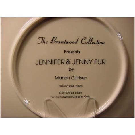 Vintage Old Collectible Brantwood Collection 1978 Jennifer And Jenny Fur On Ebid United