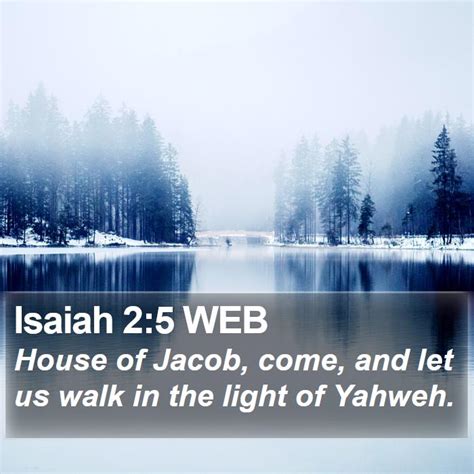 Isaiah 25 Web House Of Jacob Come And Let Us Walk In The