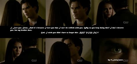 Damon with his baddie charm and snarky dialogues flirted with our hearts right. Damon loves Elena - Damon & Elena Fan Art (16775796) - Fanpop