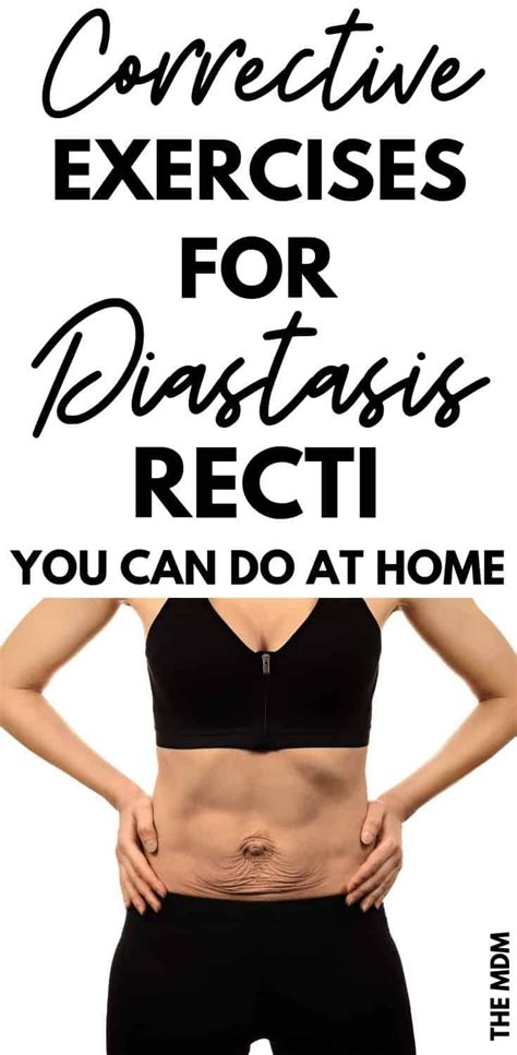 Corrective Exercises For Diastasis Recti Diastasis Recti Exercises