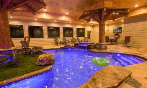 New Listing Stunning Mountain Lodge Indoor Pool 6 Bedrooms 7 12