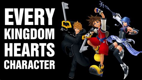 Every Original Kingdom Hearts Character Outdated Youtube