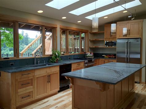 Latest kitchen cabinet design and features from executive cabinetry for the nextgen home experience. Knotty Alder, shaker style cabinets | Hickory kitchen cabinets, Kitchen design, Kitchen remodel