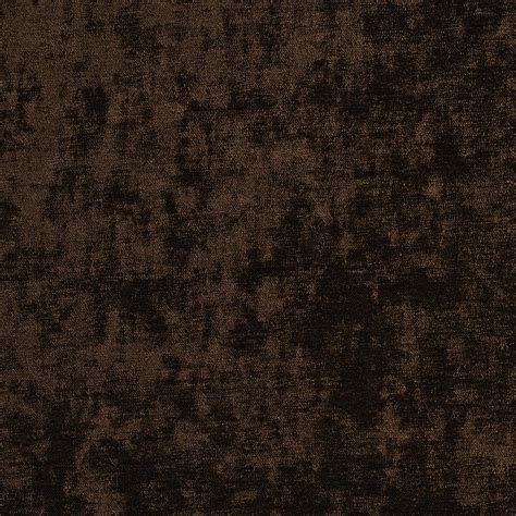 A0150l Brown Solid Shiny Woven Velvet Upholstery Fabric By The Yard