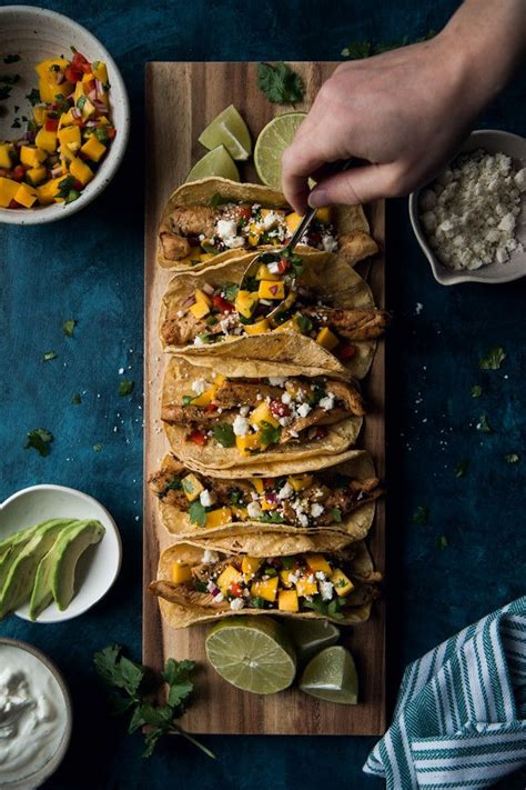 We made this grilled marinated chicken with tropical salsa from target grocery essentials as part of a sponsored post for socialstars. Chili Lime Marinated Chicken Tacos With Mango Salsa - Will ...