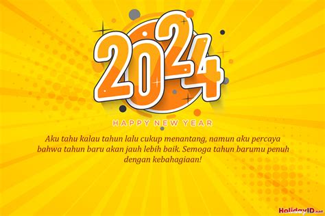 Unduh Gambar Kartu Selamat Tahun Baru 2024 Gratis