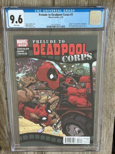 Prelude To Deadpool Corps 2010 Cgc 96 Origin And 1st Appearance Of