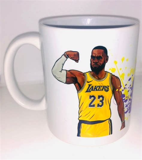 Lebron James Lakers Mug Etsy