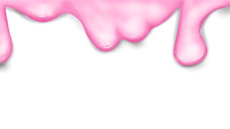 Melting Png Image Melted Strawberry Liquid Melt Pink Dripping Png Image For Free Download