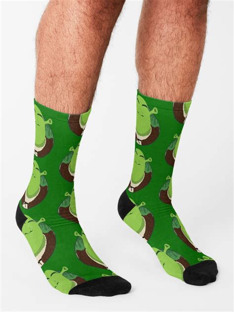 Shrek Socks For Sale By Knottdesigns Redbubble