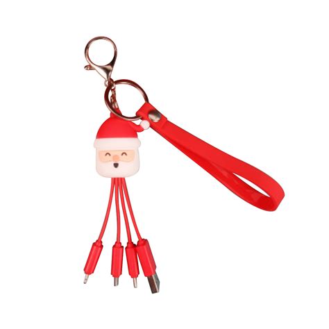 Santa Usb Cable Keychain Apac Merchandise Solution