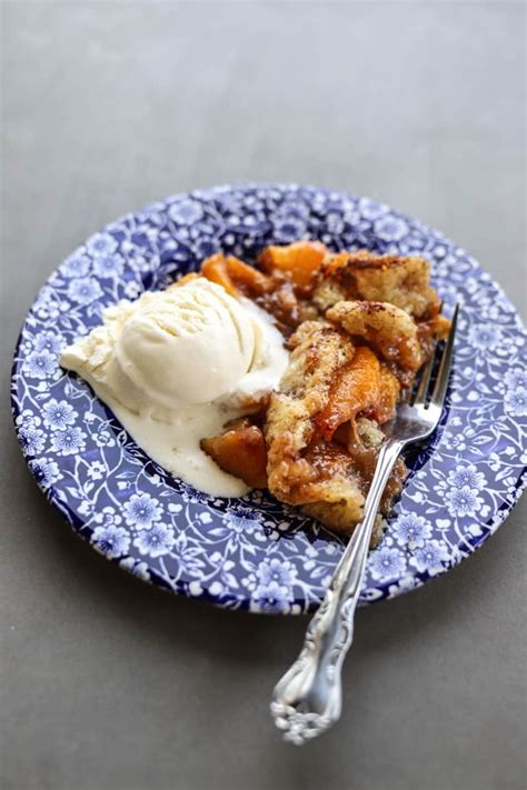 Check out these killer cobblers full of peaches, blueberries, nectarines and more. The Salt Lick Peach Cobbler Recipe | Female Foodie