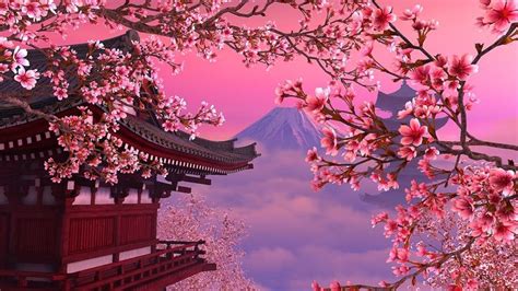 Follow the vibe and change your wallpaper every day! Blooming Sakura 3D Screensaver & Live1280720 in 2020 ...