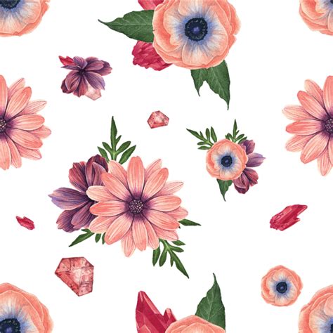 Flower Pattern Png Photos Png Mart