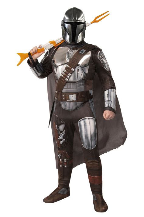 Mandalorian Beskar Armor Kids Costume Galaxy Bounty Hunter