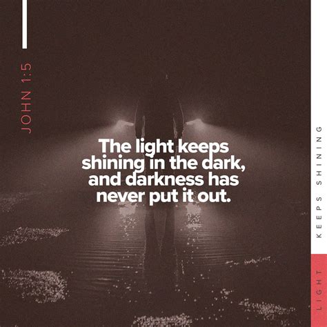 John 15 The Light Shines In The Darkness And The Darkness Can Never