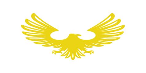 Wingeagleyellowcrestemblemsymbollogoaccipitriformesgolden Eagle