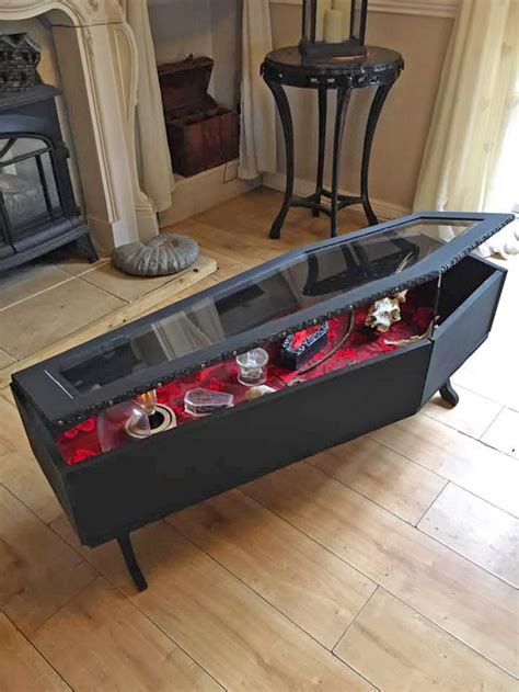 Coffin Coffee Tables This Leather Coffin Is Your Coffee Table Until