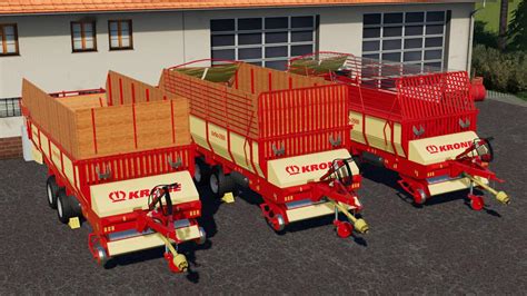 Мод Old Forage Wagons Tandem для Farming Simulator 2019