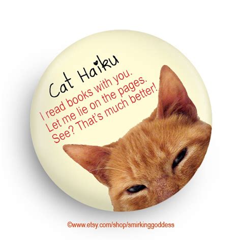 Funny Fridge Magnets Funny T Funny Cat Magnet Haiku Etsy