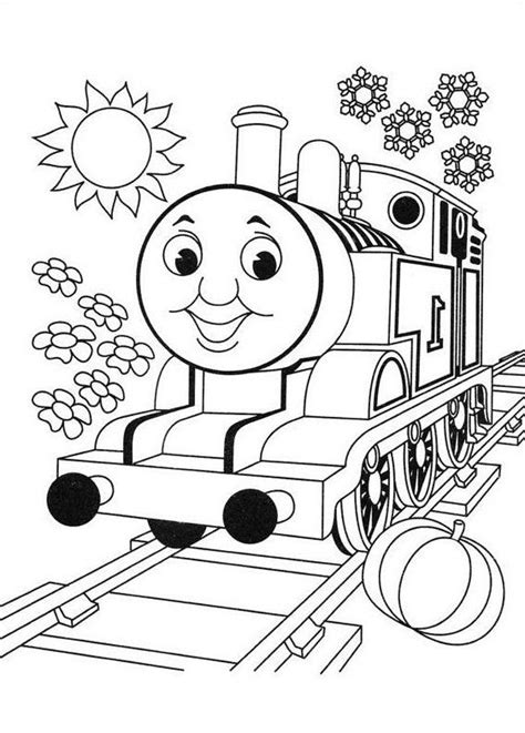 I had difficulty finding a thomas the tank engine cake pan so i found this train cake pan and recipe on the wilton website. Thomas The Train Coloring Pages - TSgos.com