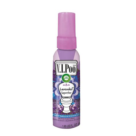 Airwick Vipoo Toilet Perfume Spray Lavender Superstar 55 Ml Pre Poop