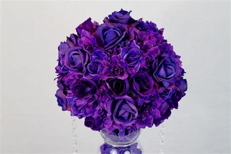 Diy Purple Passion Wedding Centerpiece In 3 Easy Steps Flower
