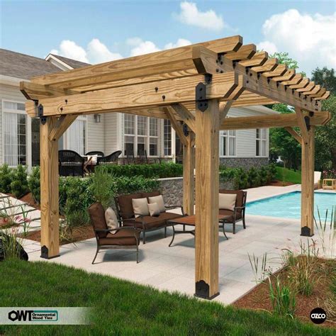 Golatek pergolas are an integral part of converting your deck, balcony or patio into a transitional outdoor rooms. Pergola Height Clearance #PergolaForWedding # ...