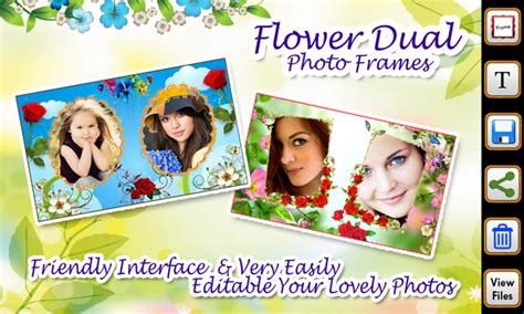 Flower Dual Photo Frames Apk Android ダウンロード