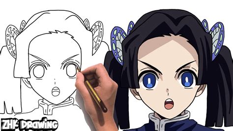 Demon Slayer Drawing How To Draw Aoi Kanzaki Easy Step By Step For