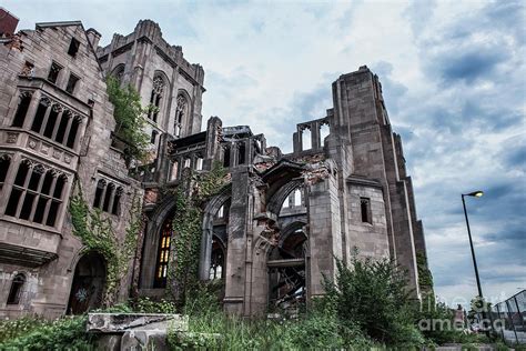 Abandoned Methodist Church In Gary Indiana Photograph By Suzanne