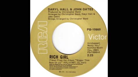 Rich Girl Daryl Hall And John Oates 1976 Youtube
