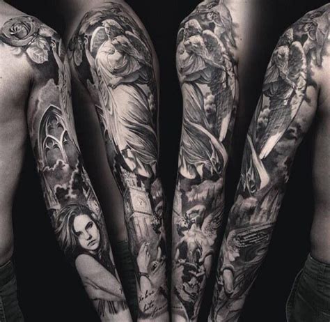 160 Best Images About Tatoo Full Sleeve On Pinterest Sleeve Angel Sleeve Tattoo And Best Tattoos