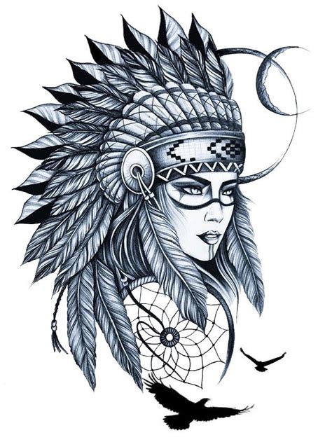 Native American Indian Woman Drawing Free Download On Clipartmag