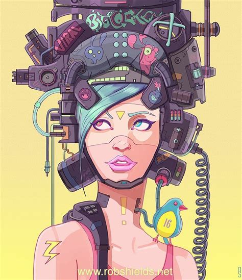 Rob Shields Cyberpunk Art Art Cyberpunk Character